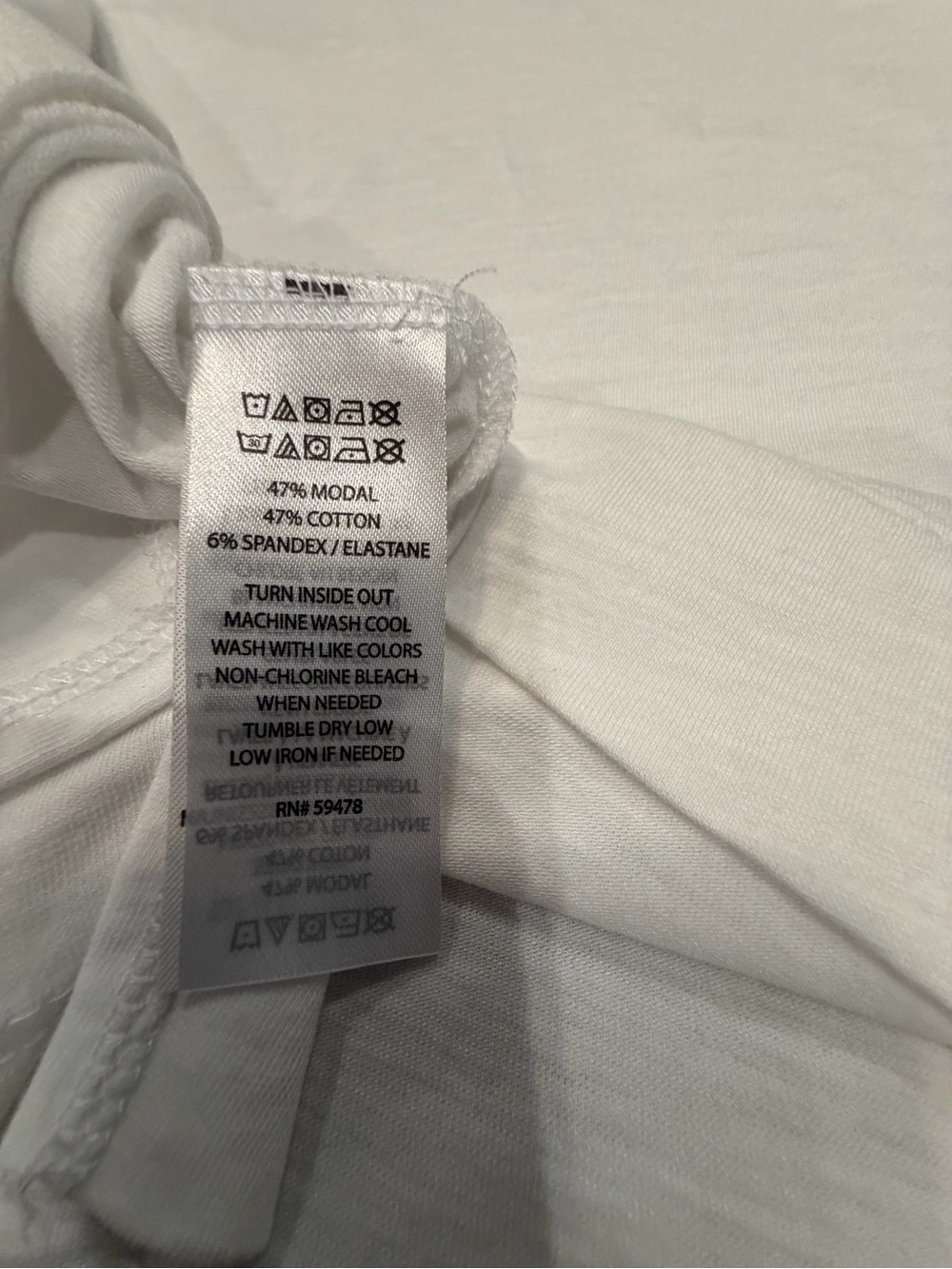 Sigrid Olsen White Sleeveless Collared Split Neck Stretch Top L - Picture 8 of 8